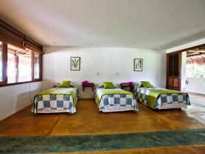 Χώρος καθιστικού στο Hotel Cinaruco Caney