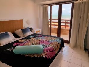 Krevet ili kreveti u jedinici u okviru objekta Casa na Beira da Praia da Pipa Beach House Luxury