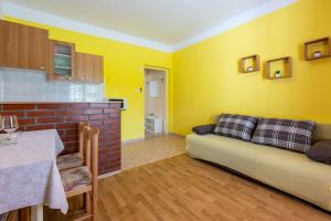 Kuchyň nebo kuchyňský kout v ubytování Apartments Anica