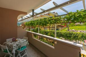 Balkón nebo terasa v ubytování Apartments Anica