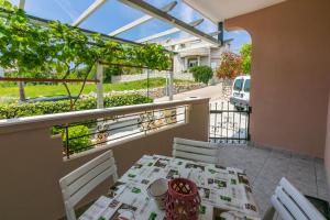 Balkón nebo terasa v ubytování Apartments Anica