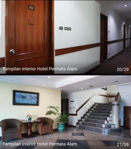 Hotel permata alam 로비 또는 리셉션