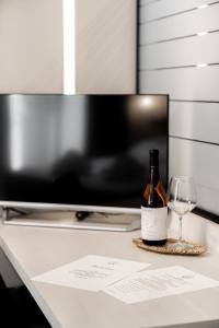TV a/nebo společenská místnost v ubytování PALAZZO CIOTTI