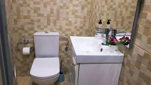 Koupelna v ubytování habitación, salita y baño privado, REATE LBI00466