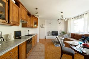 Kuchnia lub aneks kuchenny w obiekcie Apartament Dolina Poznań