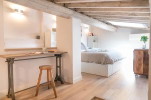 Posteľ alebo postele v izbe v ubytovaní Apartments Florence - Casa Amici