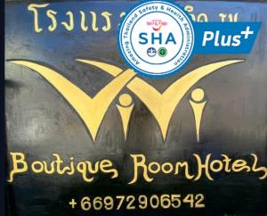 Certifikát, hodnocení, plakát nebo jiný dokument vystavený v ubytování Vivi Boutique Room Hotel SHA Plus