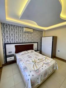 Cama o camas de una habitación en Yalcin Hotel & Villas