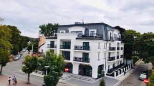 Budynek, w którym mieści się apartament