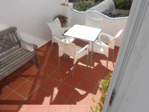 A balcony or terrace at Casa rural As Túnel