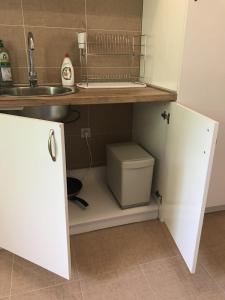 A kitchen or kitchenette at Apartman Djordjevići Még 9 kép