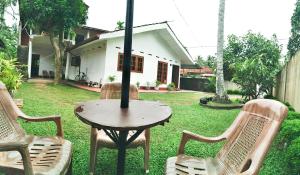 Zahrada ubytování Sanithu Homestay and villa Galle