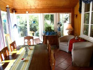 Un lugar para sentarse en Madam Blå Hotel