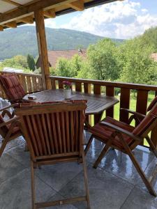 Balkon lub taras w obiekcie Chata Nechata