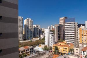 Udsigt til São Paulo eller udsigt til byen taget fra feriehuset