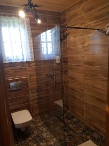 Kúpeľňa v ubytovaní Chata Góralska i Pokoje Gościnne