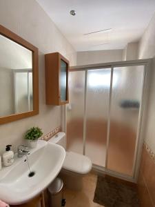 Koupelna v ubytování Namar apartamento