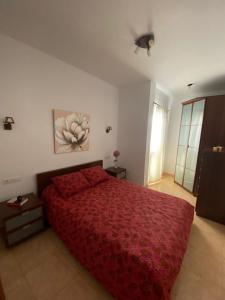 Postel nebo postele na pokoji v ubytování Namar apartamento