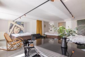 Area soggiorno di Pink Flamingo Boutique Hostel