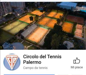 una captura de pantalla del gcpoda del terms palma campo de tenis en Federico 70 Smeraldo, en Palermo