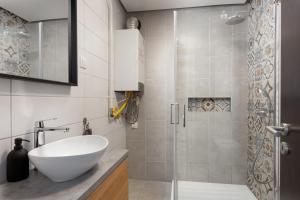 Kúpeľňa v ubytovaní Nádi's Apartman + 5 fotografií