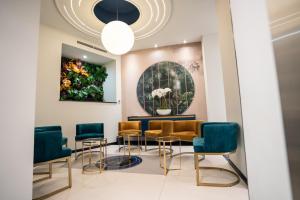 Posezení v ubytování Hôtel Univers