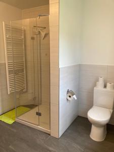 Koupelna v ubytování Apartementhaus Schöndorfer