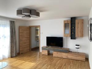 TV a/nebo společenská místnost v ubytování Apartementhaus Schöndorfer