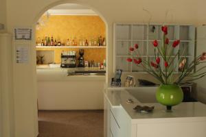 Een keuken of kitchenette bij Hotel Solaris