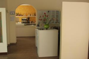 Een keuken of kitchenette bij Hotel Solaris