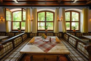 Posezení v ubytování Stoll's Hotel Alpina