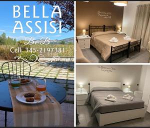 Postel nebo postele na pokoji v ubytování BELLA ASSISI B & B