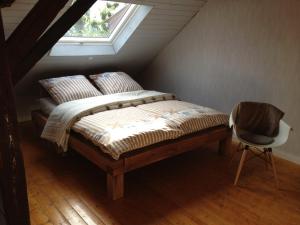 Katil atau katil-katil dalam bilik di FeWo Siegelsum Nordsee