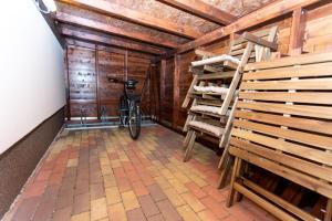 Poschodová posteľ alebo postele v izbe v ubytovaní Prána Apartman