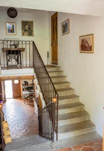 a staircase leading up to a stair case at Auberge U n'Antru Versu in San-Gavino-di-Carbini