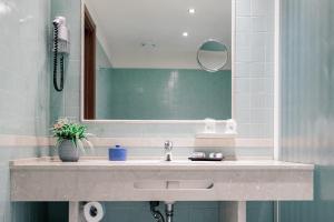 Kúpeľňa v ubytovaní Hotel Crystal