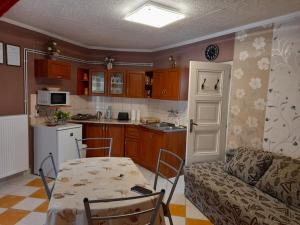Kuchyňa alebo kuchynka v ubytovaní Gyöngyvirág Apartment