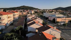 an aerial view of a small town with houses at Casa de Katiolo in Figueira de Castelo Rodrigo