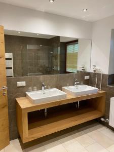 Koupelna v ubytování Hotel Lerch