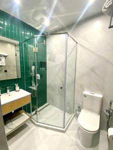 Koupelna v ubytování Апарт-отель Nine Rooms