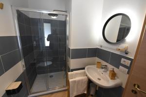 Koupelna v ubytování Geordie's