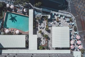 an aerial view of a resort with a swimming pool at The Island Gold Coast in Gold Coast