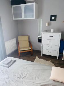 Postel nebo postele na pokoji v ubytování Barbara's Apartment Budapest