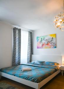 Posteľ alebo postele v izbe v ubytovaní Backpacker Apartment Bahnhof