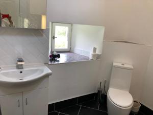 Baðherbergi á manoir de botcol
