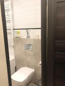 Kúpeľňa v ubytovaní apartament Śródmieście 1 sypialnia oraz 1 salon