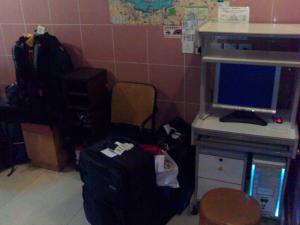 Televisor o centre d'entreteniment de Li’s Chain Hostel