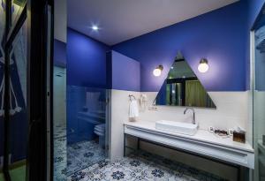 Koupelna v ubytování Folk Boutique Hotel