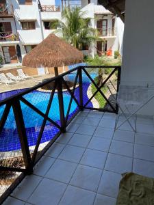 Πισίνα στο ή κοντά στο Apartamento Recanto dos Golfinhos Pipa RN