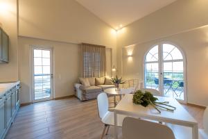 A seating area at Two Olive Trees - Deluxe Apartments
